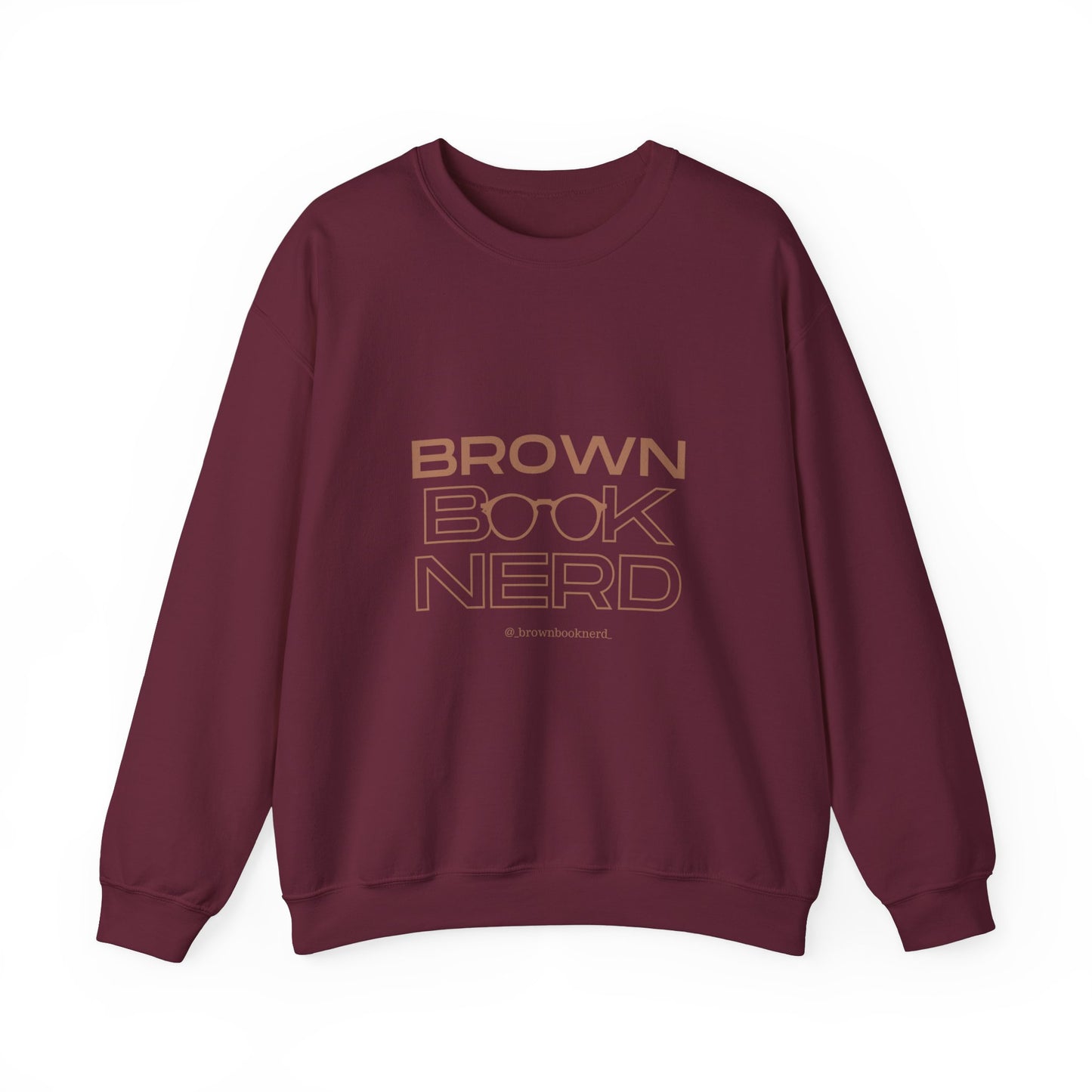 Brown Book Nerd™ Crewneck Sweatshirt