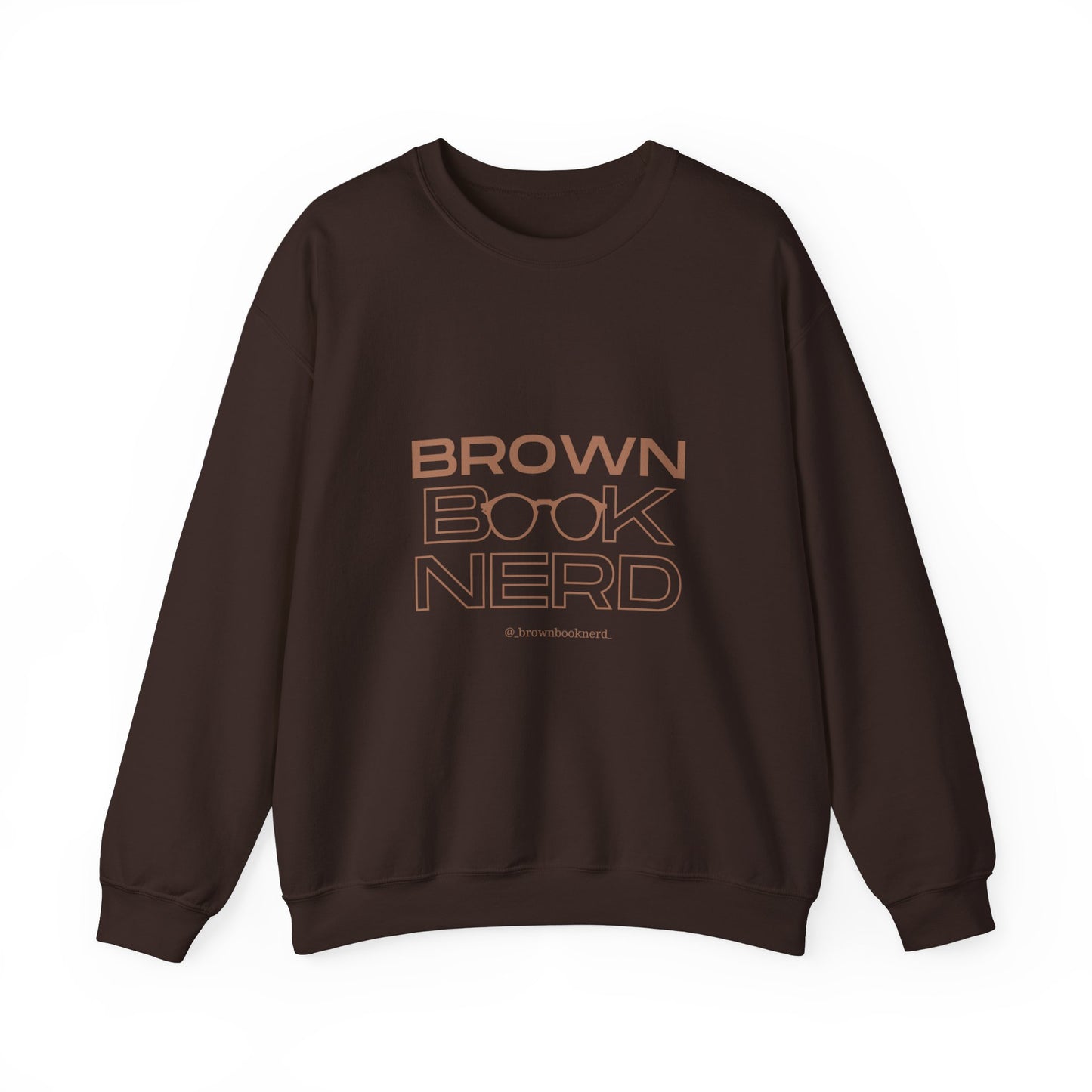 Brown Book Nerd™ Crewneck Sweatshirt