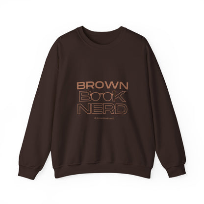 Brown Book Nerd™ Crewneck Sweatshirt