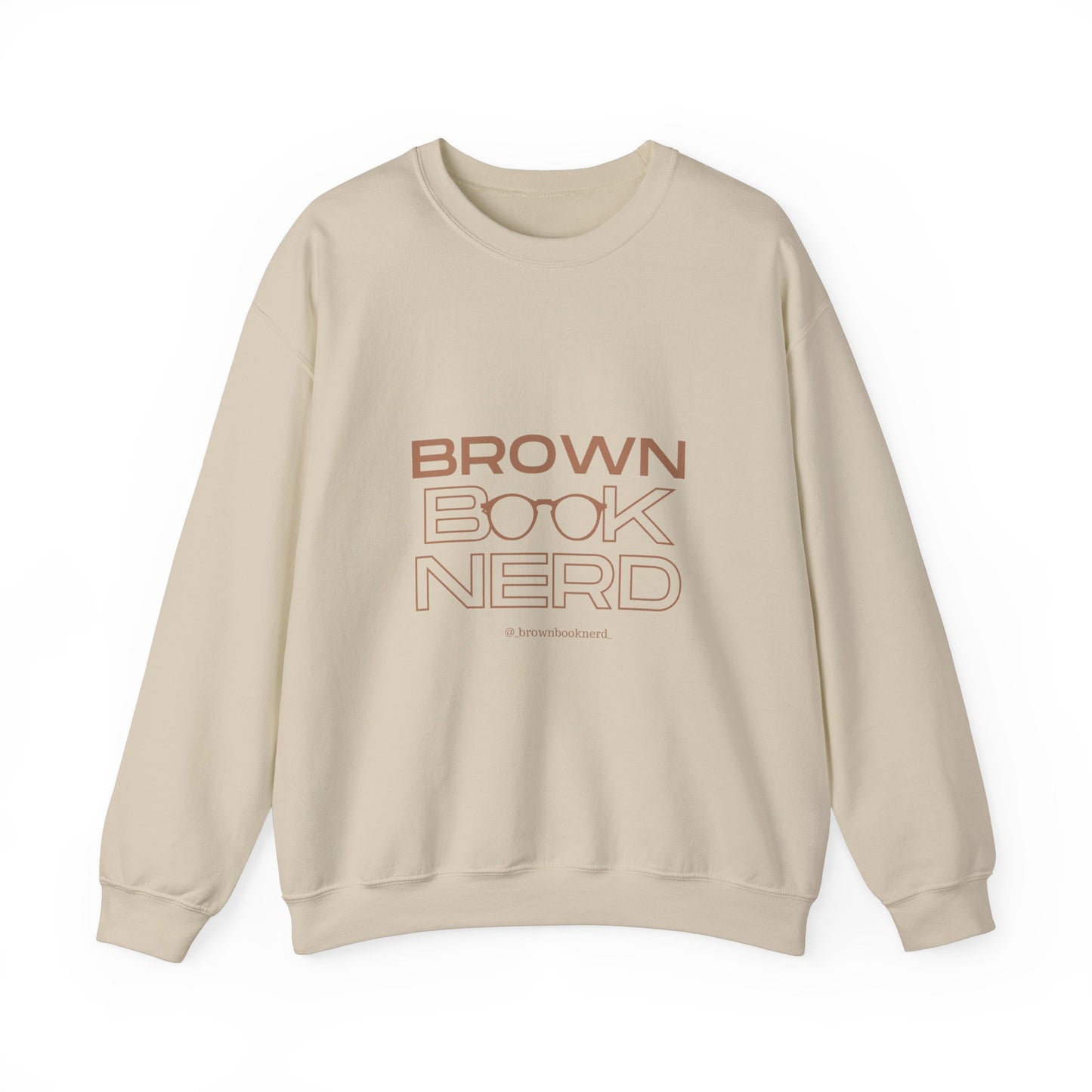 Brown Book Nerd™ Crewneck Sweatshirt