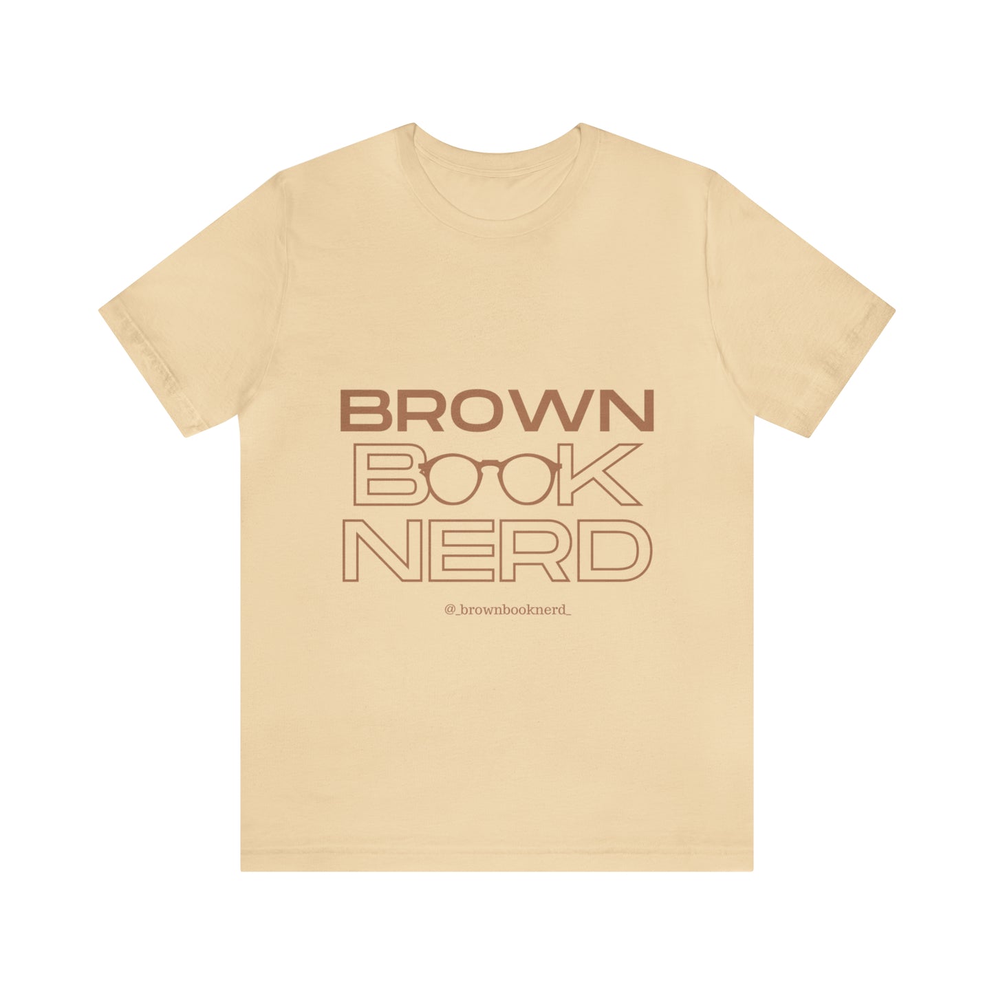 Brown Book Nerd Tee