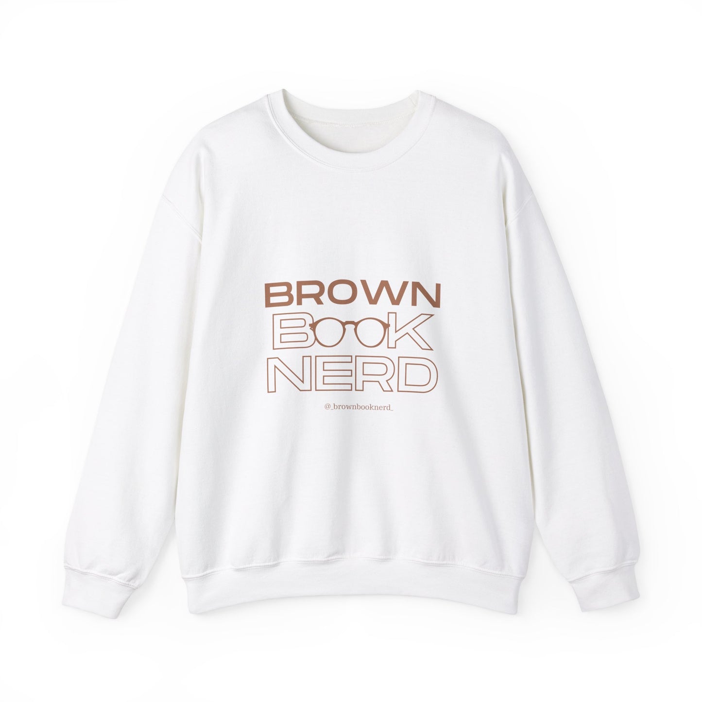 Brown Book Nerd™ Crewneck Sweatshirt