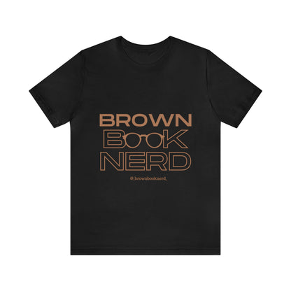 Brown Book Nerd Tee