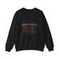Brown Book Nerd™ Crewneck Sweatshirt