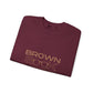 Brown Book Nerd™ Crewneck Sweatshirt