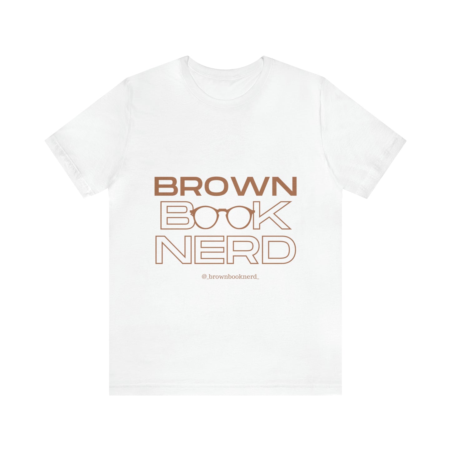 Brown Book Nerd Tee