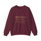 Brown Book Nerd™ Crewneck Sweatshirt