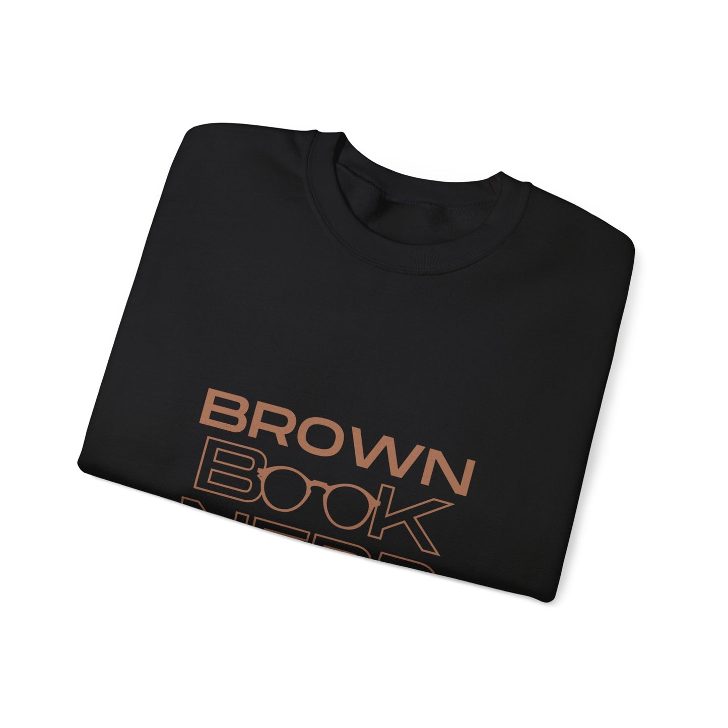 Brown Book Nerd™ Crewneck Sweatshirt